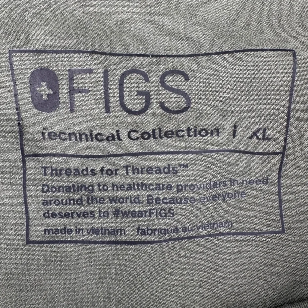 FIGS Tansen Jogger Scrub Pants Mens XL Olive Green Technical MXXSW2004 Joggers